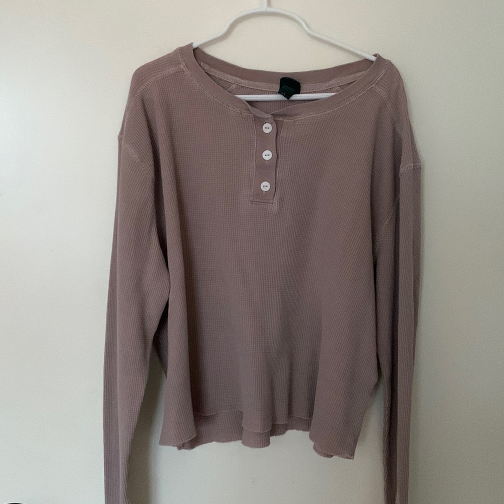 Long sleeve top pink (M)